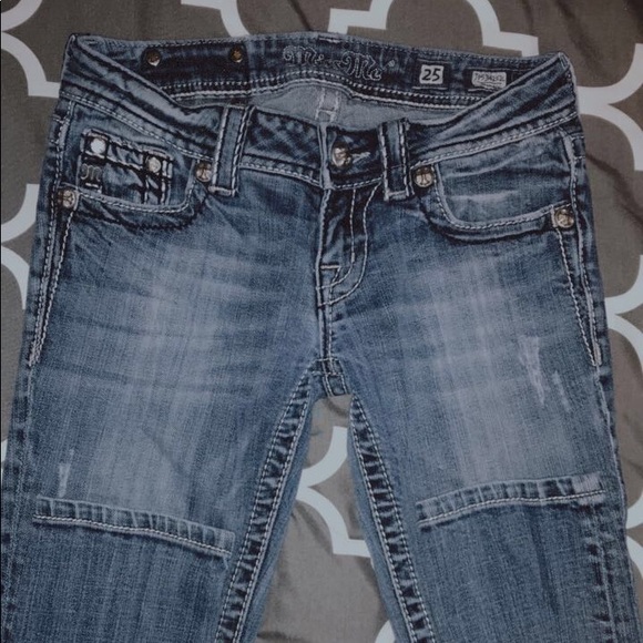 Size 25 Miss Me Skinny Jeans - Picture 3 of 5